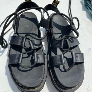 Dr Marten lace up women gladiator sandles